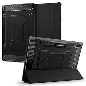 Spigen Rugged Armor Pro case designed for Samsung Galaxy Tab S9 Plus - Black