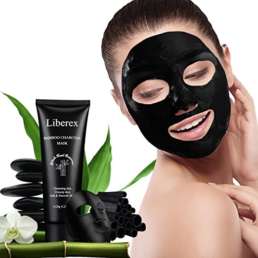 Blackhead Remover Mask - Liberex 4.23 FL OZ Charcoal Peel Off Black Mask, Purifying and Deep Cleansing Facial Pores