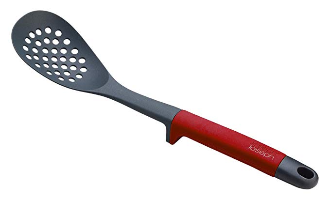 Joseph Joseph 10465 Elevate Slotted Spoon Nylon with Integrated Tool Rest Red