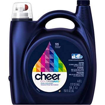Cheer 740528443582 Liquid Laundry Detergent, 96 Loads 150 oz