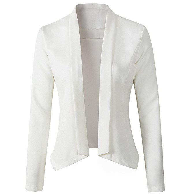 UINSTONE Womens Blazer #Shawl-Collar #Open-Front #Work #Casual #Long Sleeves