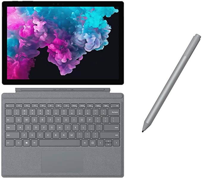 Microsoft Surface Pro 6 2 in 1 PC Tablet 12.3" (2736 x 1824) Touchscreen - Intel Core i5 (up to 3.40 GHz) - 8GB Memory - 128GB SSD - Fanless - Keyboard and Surface Pen - Black