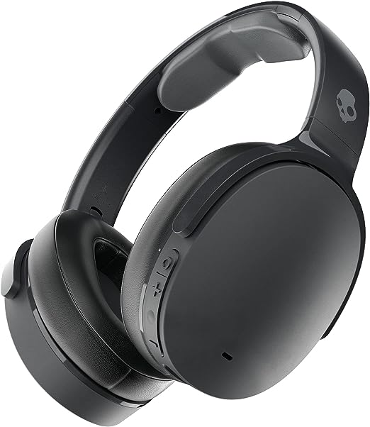 Skullcandy Hesh ANC Noise Canceling Over-Ear Wireless Headphones, 22 Hr Battery, Microphone, Works with iPhone Android and Bluetooth Devices - Black