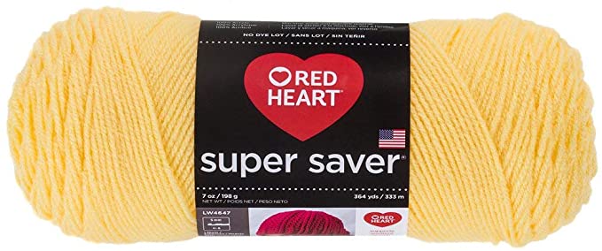 Super Saver Economy Yarn, Lemon