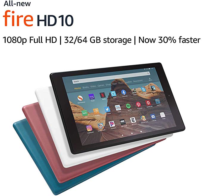 All-New Fire HD 10 Tablet (10.1" 1080p full HD display, 32 GB) – Twilight Blue