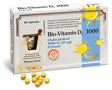 Bio Vitamin D3 Capsules 25mcg Pack of 80