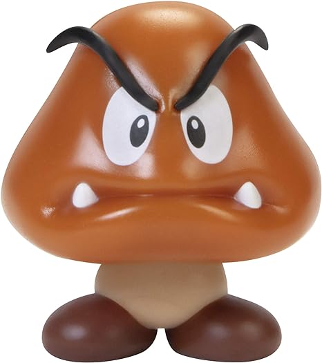 SUPER MARIO Action Figure 2.5 Inch Goomba Collectible Toy