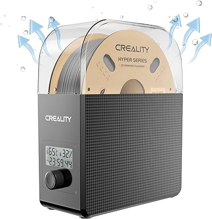 Creality Official Filament Dryer Box with Fan for 3D Printer Filament, Upgraded Filament Dehydrator Storage Box, 360° Hot-air Circulates Heating Compatible with 1.75/2.85mm PLA PETG ABS TPU Material