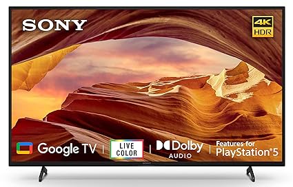 Sony Bravia 126 cm (50 inches) 4K Ultra HD Smart LED Google TV WO_KD-50X75L (Black)