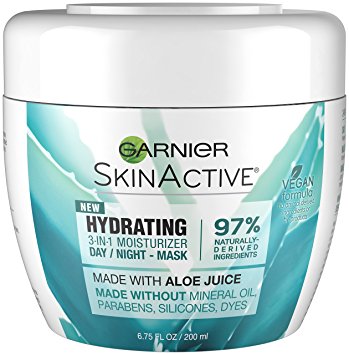 Garnier SkinActive 3-in-1 Face Moisturizer with Aloe, For Dry Skin,  6.75 fl. oz.