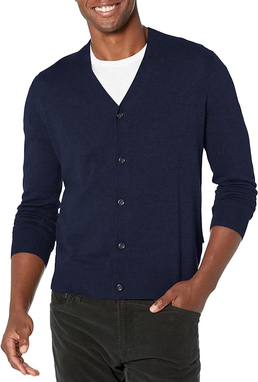 Dockers Men's Regular Fit Long Sleeve Cardigan Sweater