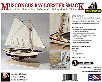 Model Shipways MS1472 Muscongus Bay Lobster Smack