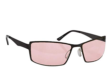 Migraine Glasses for Migraine Relief and Light Sensitivity Relief Terramed Sparrow Unisex Migraine Glasses Women or Men | Fl-41 Migraine Glasses for Computers Indoor Photophobia Eye Strain (Graphite)