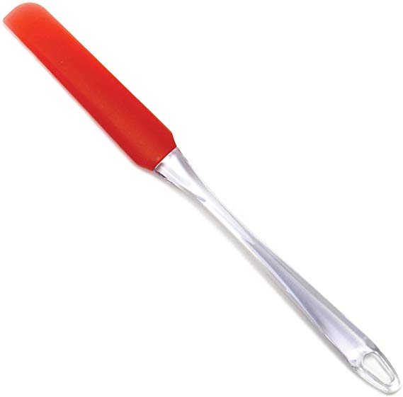 Norpro 3132R Silicone Jar/Icing Spatula, Red