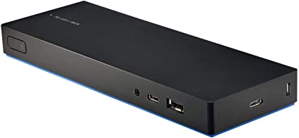 HP USB-C (3FF69AA) Dock G4 Docking Station - GigE 90 Watt GB for Laptops, Business Monitors & Workstations - Black