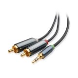 Cable Matters Gold Plated 35mm to 2RCA Stereo Audio Cable 10 Feet