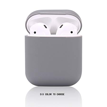 Airpods Case Skin Cover,Teyomi Airpod Case Apple Airpods Silicone Case Sport Strap for Apple Airpods Charging Case(Gray)