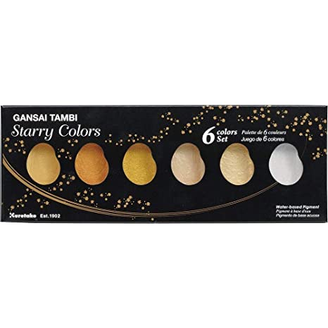 Kuretake Gansai Tambi Starry Colors Set of 6