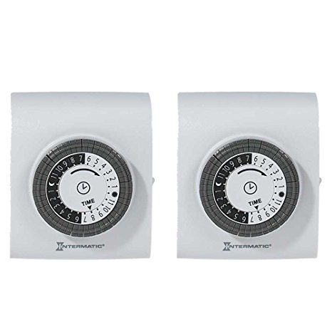 Intermatic TN811K-2PK Basic Indoor Timers, 2-Pack
