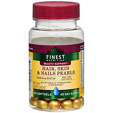 Finest Nutrition Hair, Skin, & Nail Pearls, Softgels 90 ea