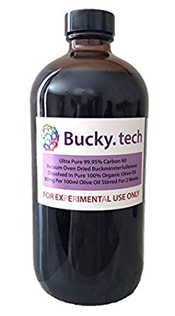 C60 BuckyTech 480ml in Olive Oil - Price Drop - Limited TIME!! Glass NOT Plastic Bottles!!! Same Day Shipping with Tracking!