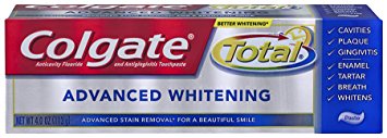 Colgate Total Advanced Whitening Toothpaste, Paste, 4 Ounce