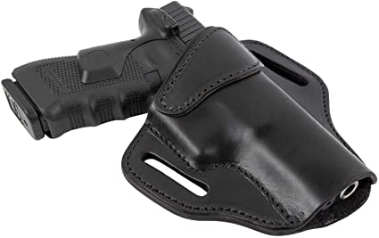 Relentless Tactical Ultimate Leather Holster 2 Slot OWB | Made in USA | for Glock 17 19 22 26 32 33 / S&W M&P Shield/Springfield XD & XDS/Plus All Similar Sized Handguns