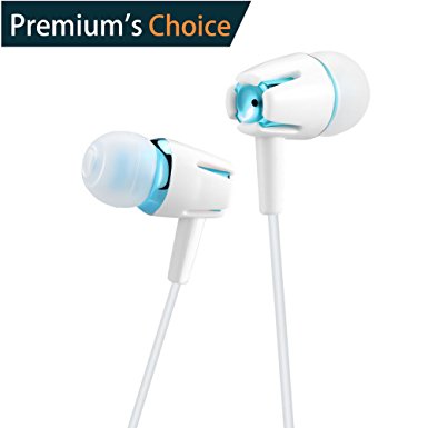 Wired Earbuds Microphone Mic Earphones Volume Control Kids Children In Ear Headphones Corded Noise Cancelling Headsets Remote Sweatproof For School Boys Girls Iphone Android Samsung IOS(BLUE)