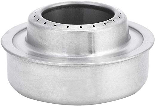 Dilwe Mini Alcohol Stove, Lightweight Stainless Steel Environmental for Camping BBQ Picnic Hiking