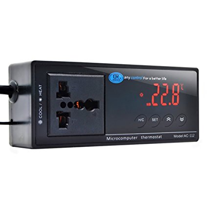 Petzilla Aquarium Temperature Controller with NTC SenSor Probe, 110V ac (1100W)
