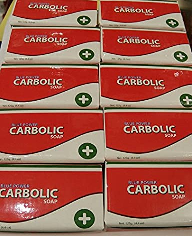 Blue Power Carbolic Soap - 4.4 oz - Lot of 10