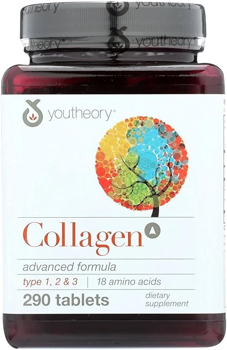 YOUTHEORY Collagen - Advanced Formula 290 Tablets