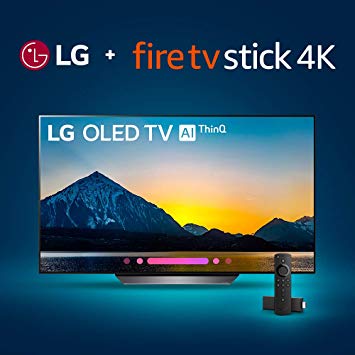LG 65-Inch 4K Ultra HD Smart OLED TV bundle with Fire TV Stick 4K (at no additional cost)