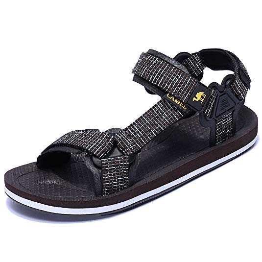 Camel Mens Athletic Sandals Comfortable Water Sandals Anti-skidding Outdoor Sport Sandals Lightweight Flat Sandals