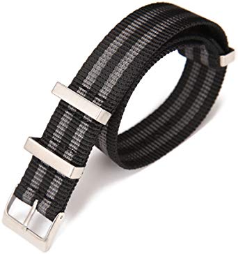 Carty 20mm/22mm High-Density Nylon NATO Men's Strap Replacement Watch Strap Band