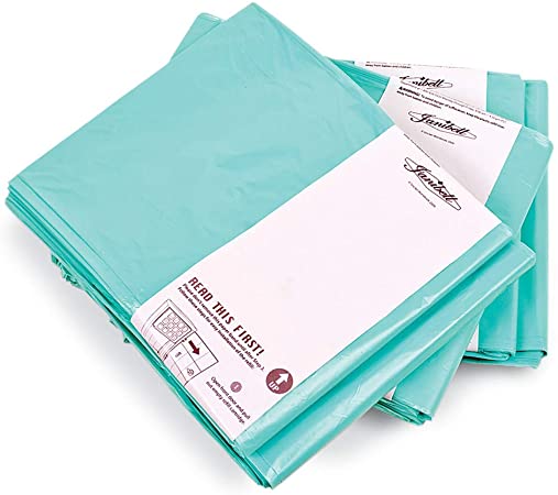 Akord Slim 2-Pack Liner Refill for Adult Incontinence Disposal System, Blue, 7-Gallon