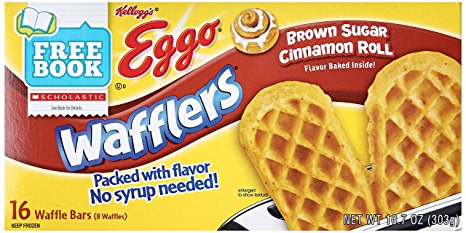 Eggo Kellogg's Wafflers, Brown Sugar Cinnamon Roll, 10.7 oz (frozen)