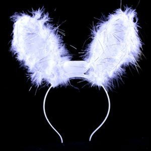 Fun Central R361 LED Bunny Ears Premium - White