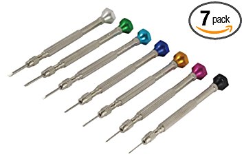 SE 75314SD 7-Piece Reversible Jeweler’s Screwdriver Set