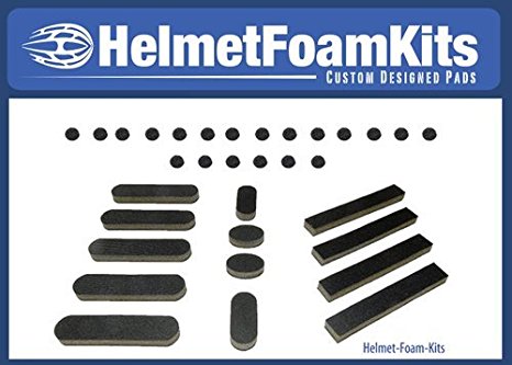 Bicycle Helmet Replacement Foam Pad Set Universal Fit Cycling Giro Bell Limar, BEST VALUE , Includes Extra Pieces!