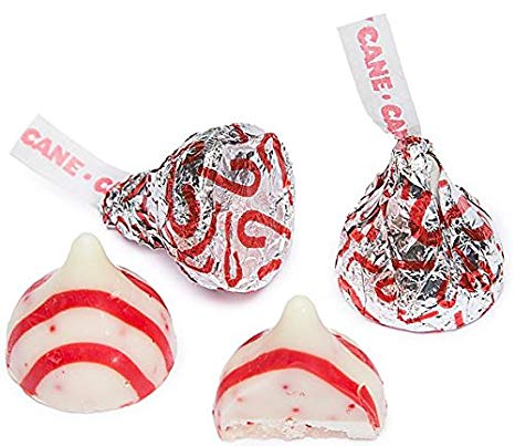 Hershey's Holiday Kisses - Candy Cane, 4.45 lbs (71 Ounces)