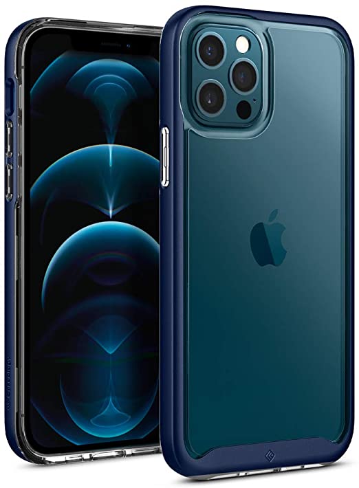 Caseology Skyfall Case Compatible with iPhone 12 (6.1") / Compatible with iPhone 12 Pro (6.1") - Navy Blue