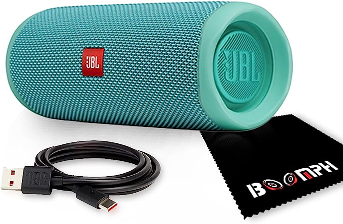 JBL Flip 5: Portable Wireless Bluetooth Speaker, IPX7 Waterproof - Teal