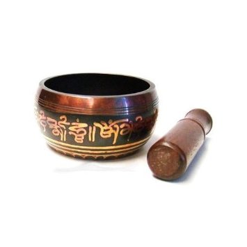 Tibetan Singing Bowls High Quality with Striker, 4.5" Wide