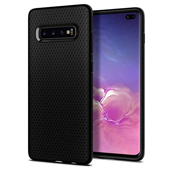 Spigen Liquid Air Armor Designed for Samsung Galaxy S10 Plus Case (2019) - Matte Black