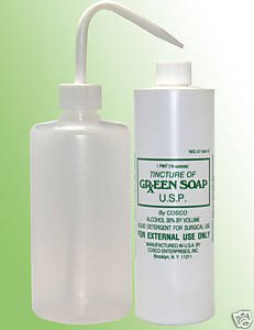 Cosco Green Soap 1 Pint   squeeze bottle 8ounce