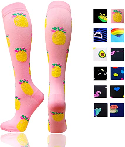 Compression Socks Women & Men - Best for Running,Medical,Athletic Sports,Flight Travel, Pregnancy