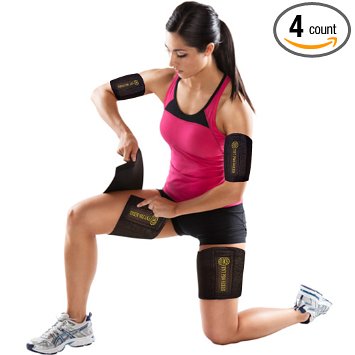 TNT Body Wraps for Arms and Slimmer Thighs - Lose Arm Fat and Reduce Cellulite - 4 Piece Kit