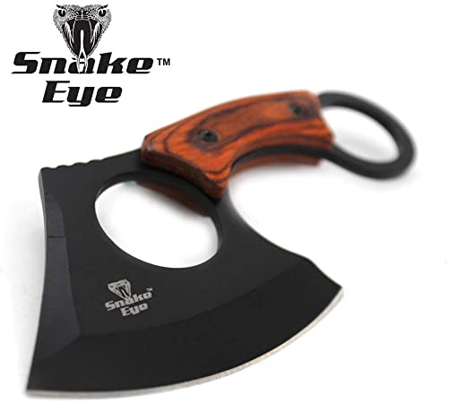 Snake Eye Tactical Heavy Duty Fixed Blade Skinner Cleaver Chopper Style Hunting Knife W/Nylon Sheath