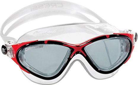 Cressi SATURN, Pure Crystal Silicone Swimming Adult Goggles - Made in Italy